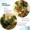 20Inch Pre-Lit Light up Christmas Wreath Green (Leaves&red Berries) 15.76"D x 15.76"W x 3.94"H
